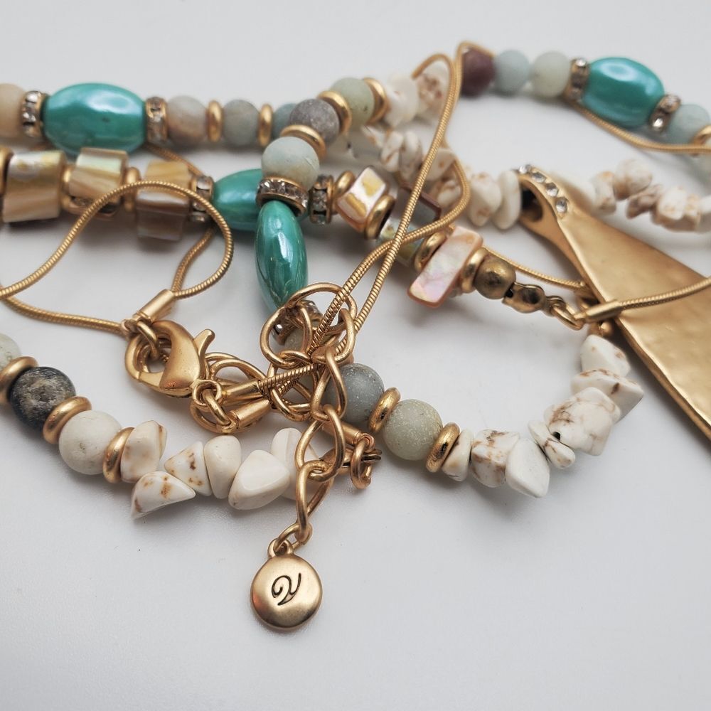 ‎Swarovski Mediterranean layered necklace